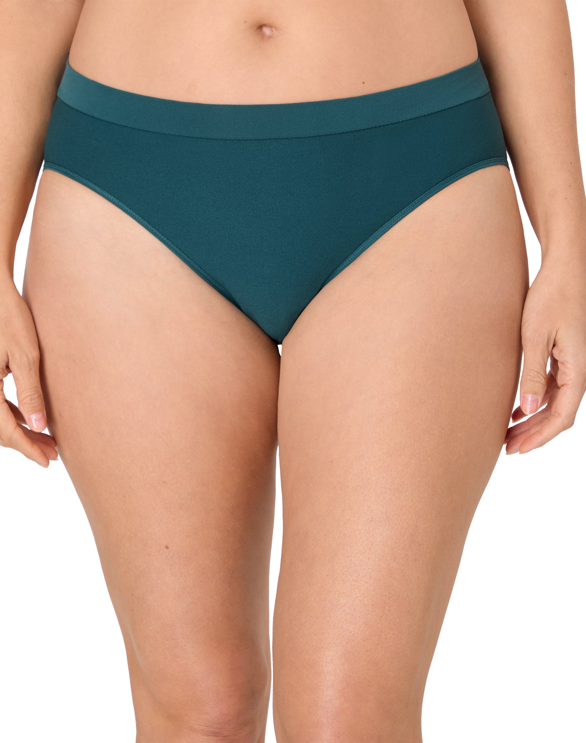Bali One Smooth U All-Around Smoothing Underwear Brief Sophisticated Teal 7 Women's