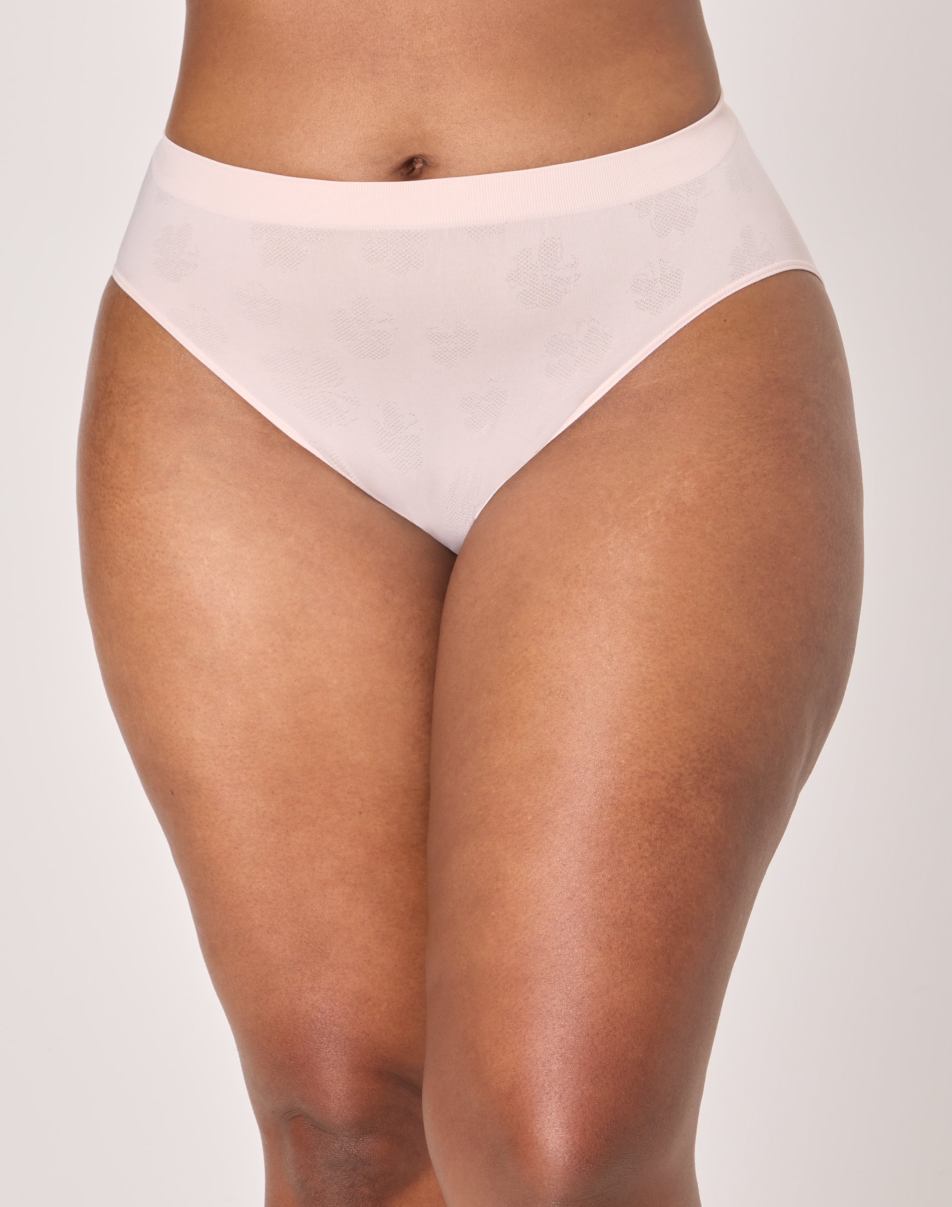 Bali Comfort Revolution Womens Seamless High Cut Panty 303j, 9, Beige