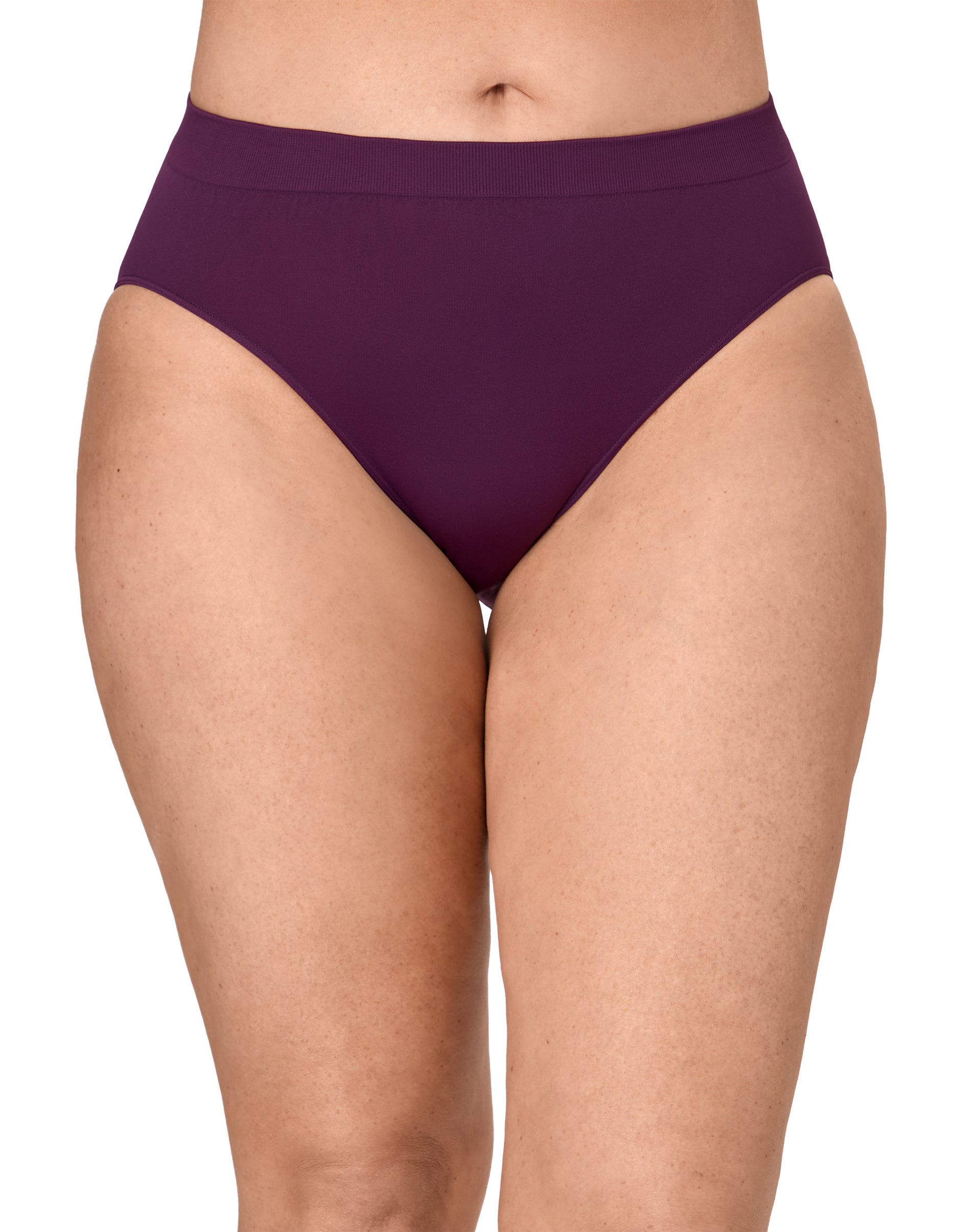 Bali Comfort Revolution Hi Cut Brief Blackberry Jam 6/7 Women's