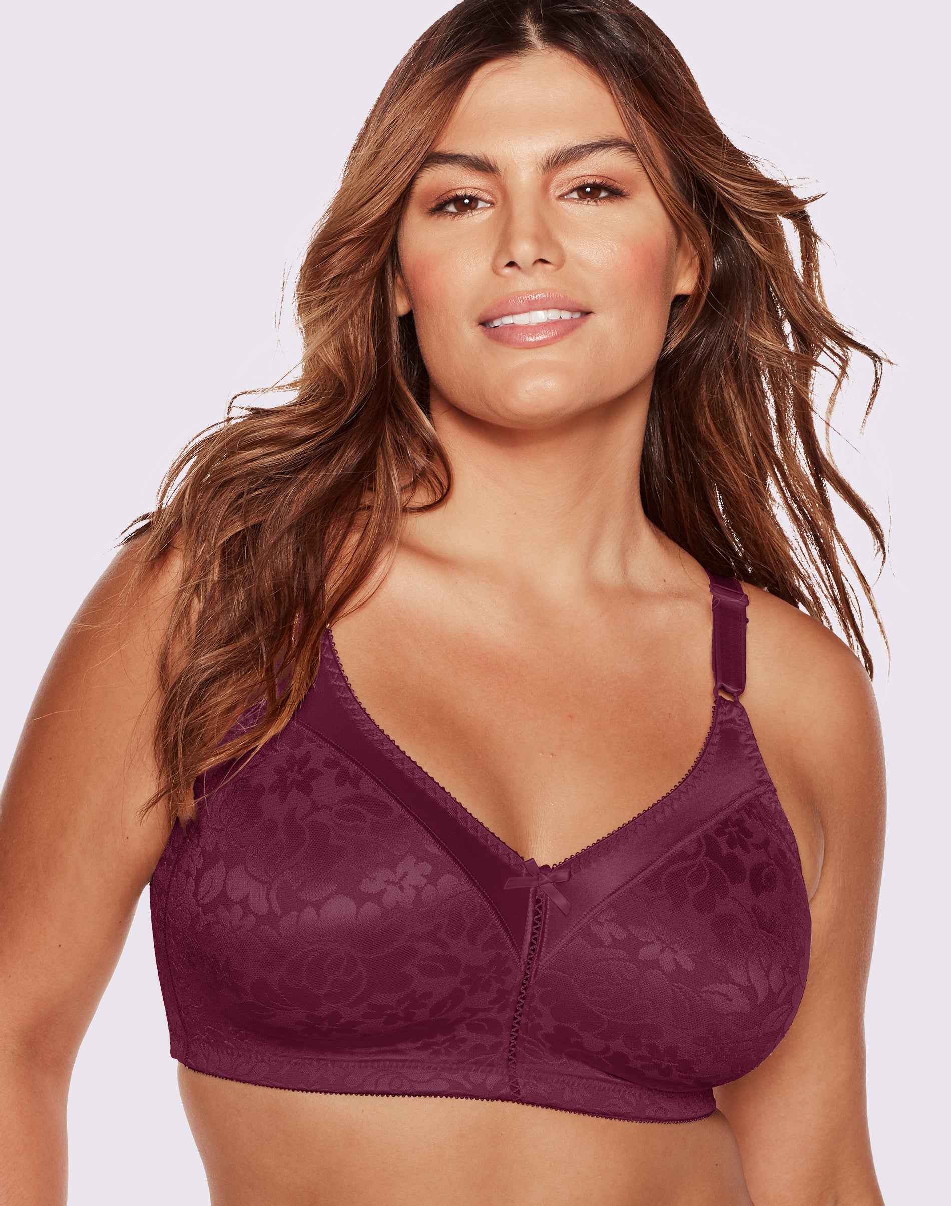 Bali Double Support Lace Wirefree Bra | Bras | Bali