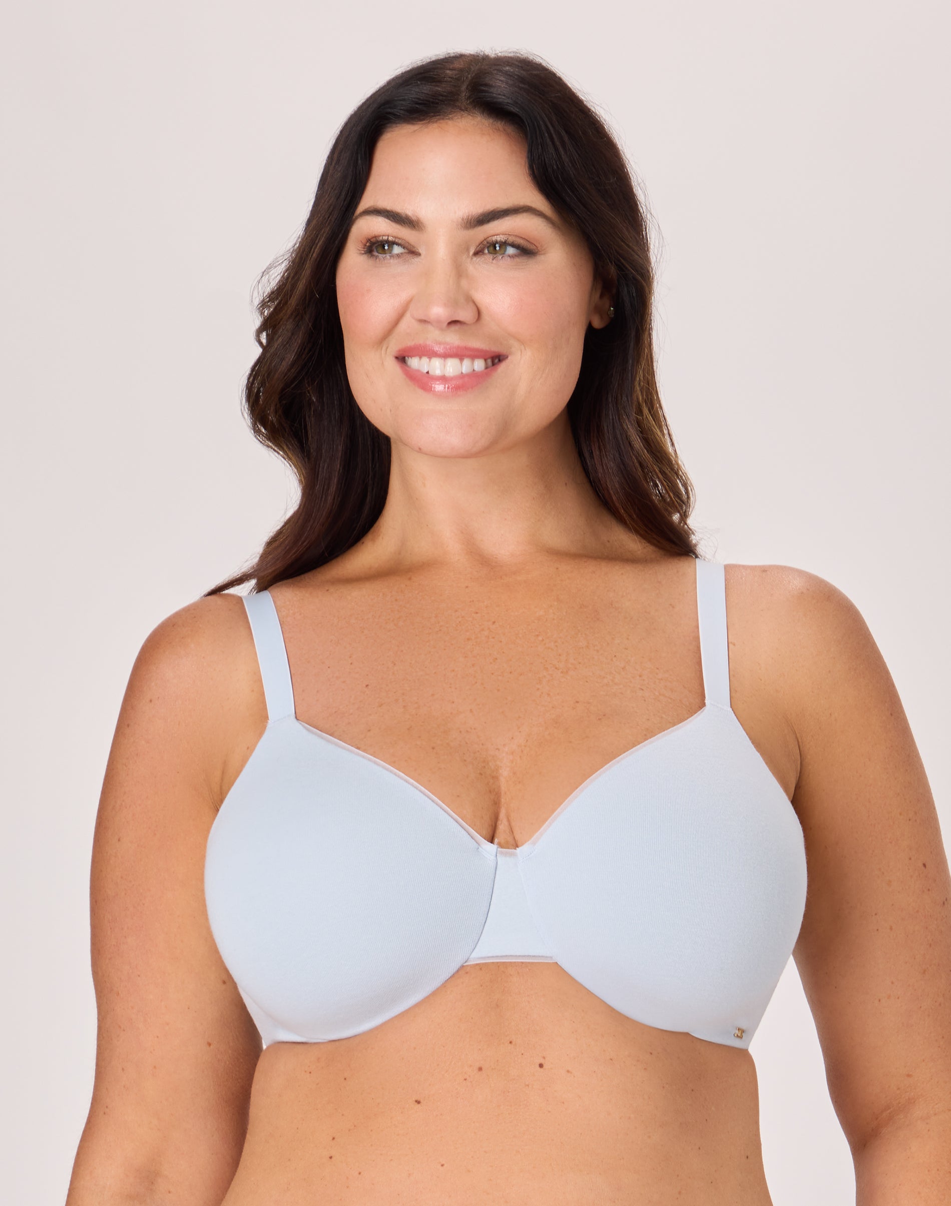 Bali T-Shirt Underwire Bra, Cotton Collection Salty Pepper Grey 36DD