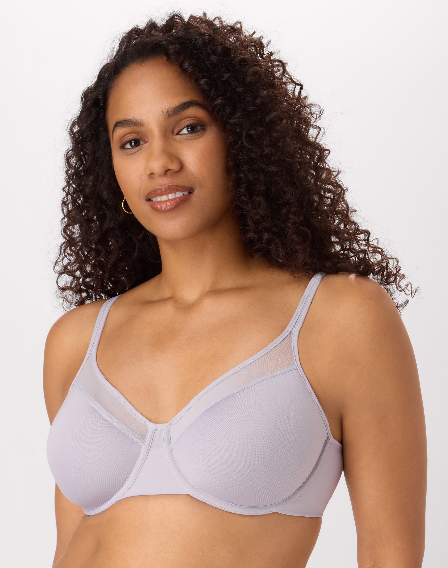 Bali Women's One Smooth U Ultra Lite Neckline Bra in Whisper Violet | Size: 38C | HerRoom.com