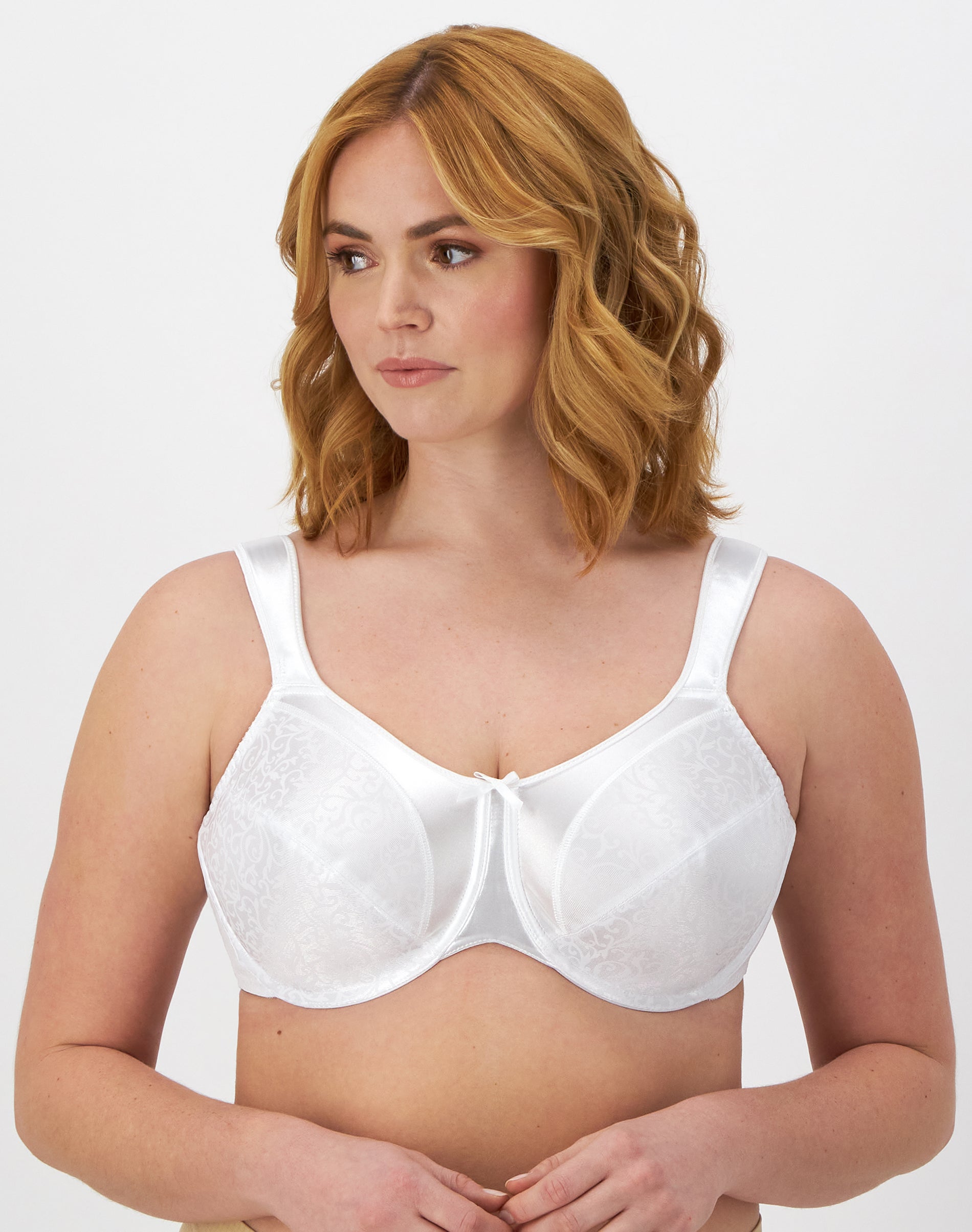 Bali Satin Tracings Underwire Minimizer Bra | Bras | Bali
