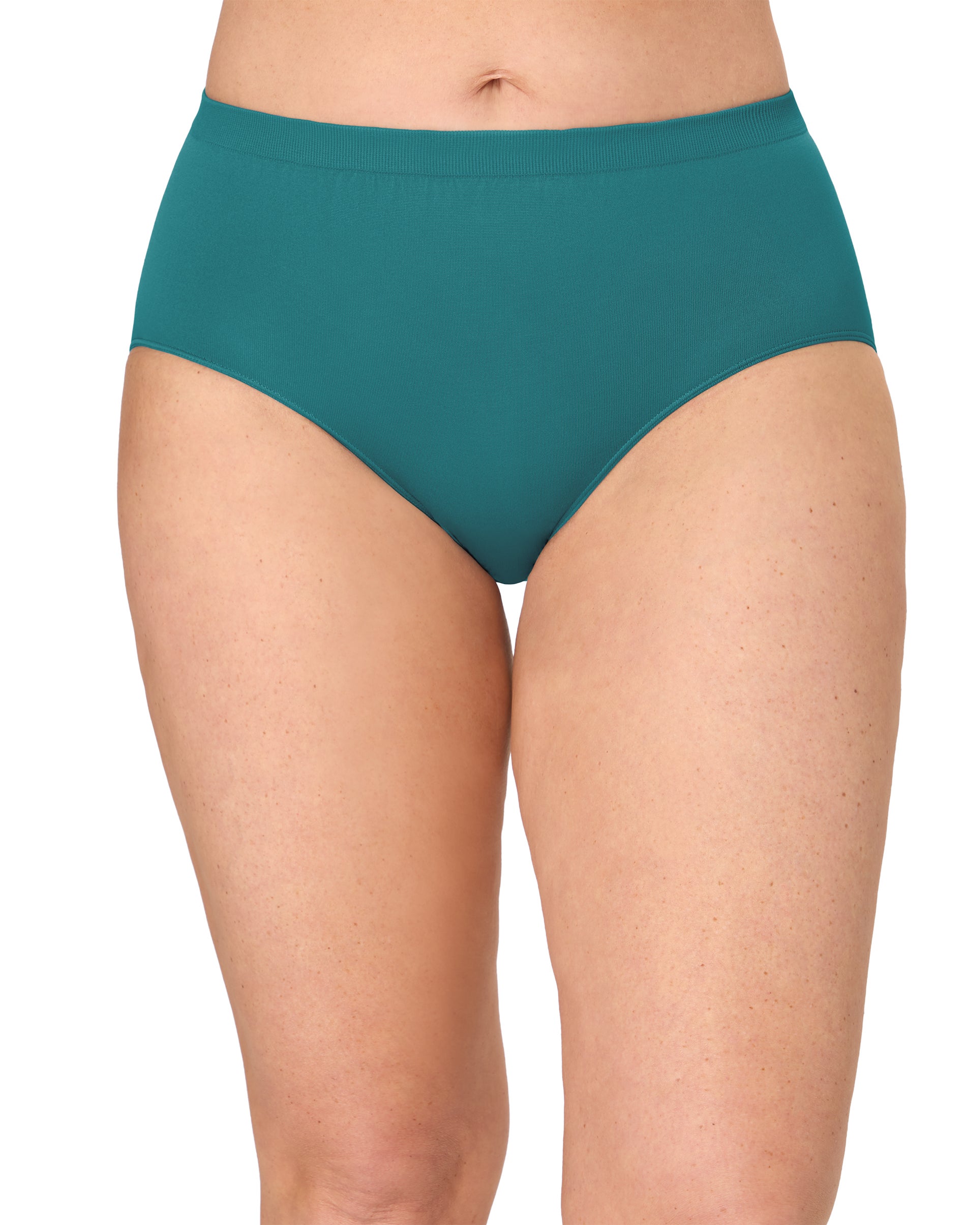 Bali Comfort Revolution Seamless Brief Hydroblue Green 9 Women's