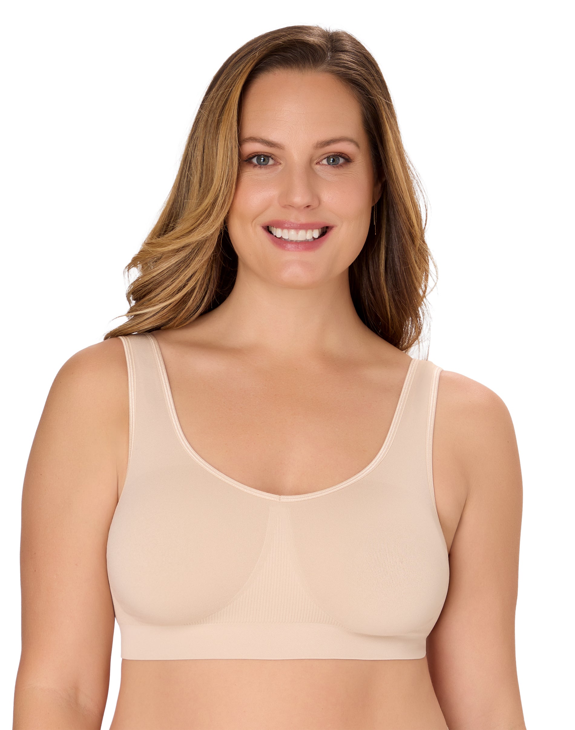 Bali One Smooth U Support Bralette Soft Taupe XL
